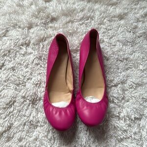 Pink J. Crew ballet flats